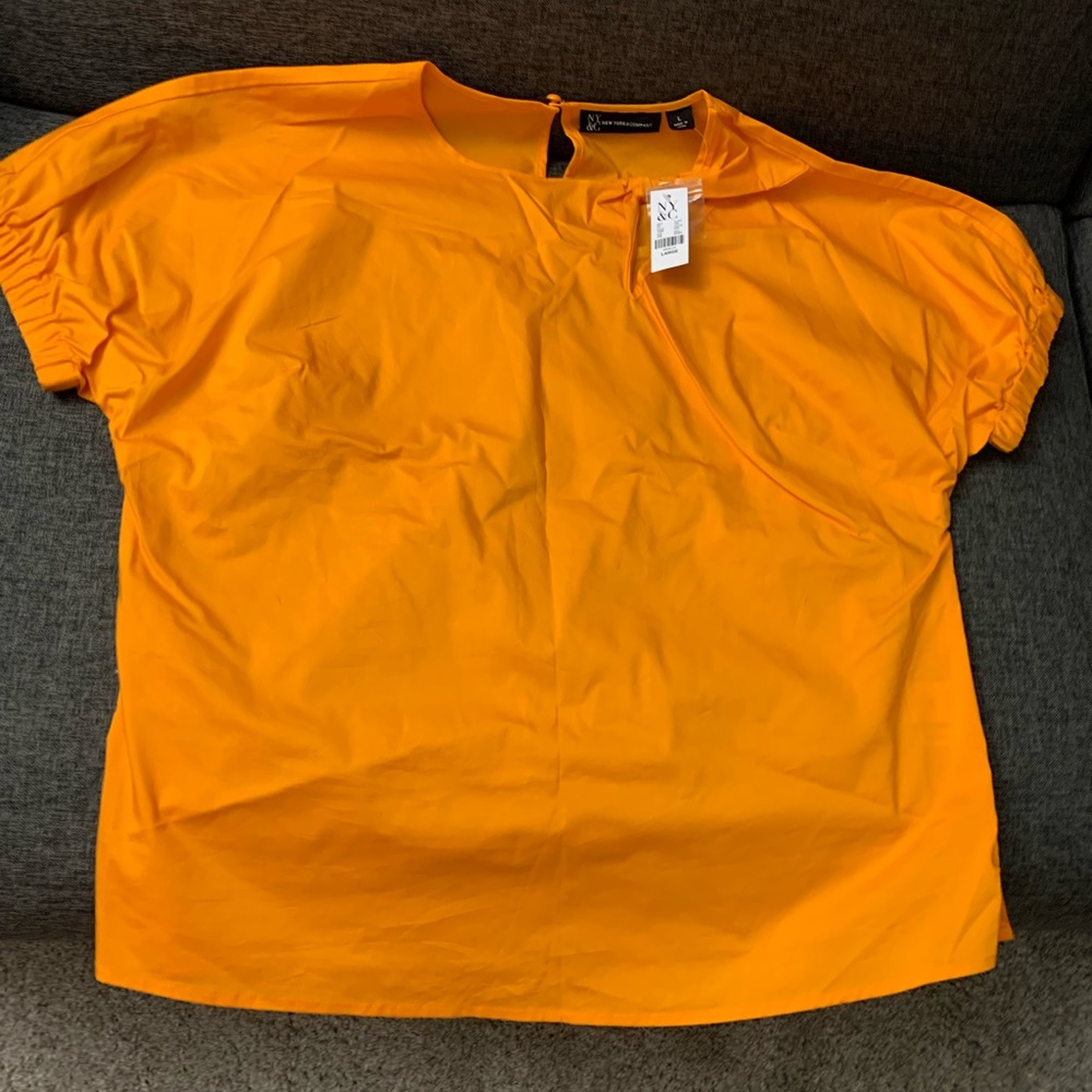 NWT orange blouse